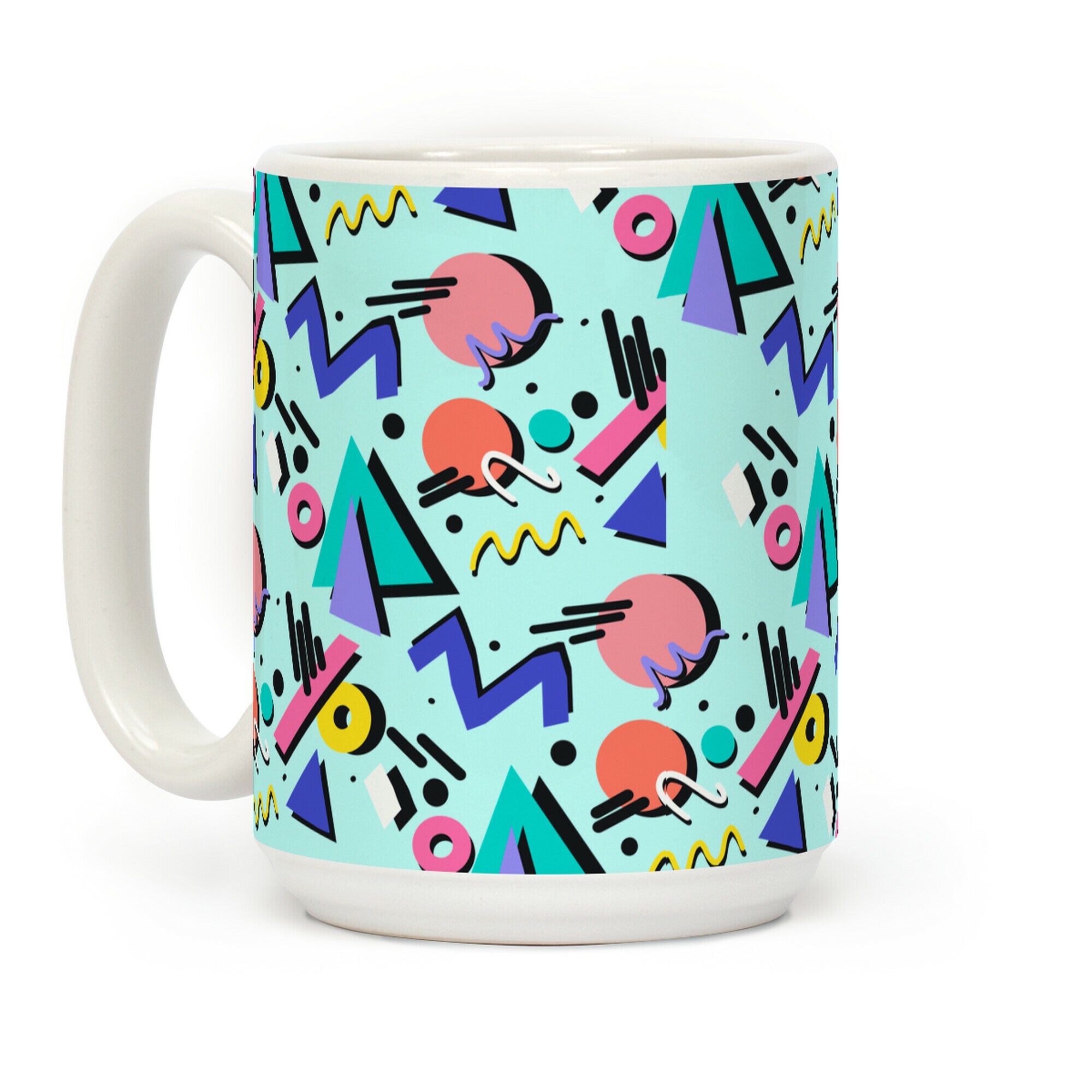 90's Nostalgia Pattern Coffee Mug